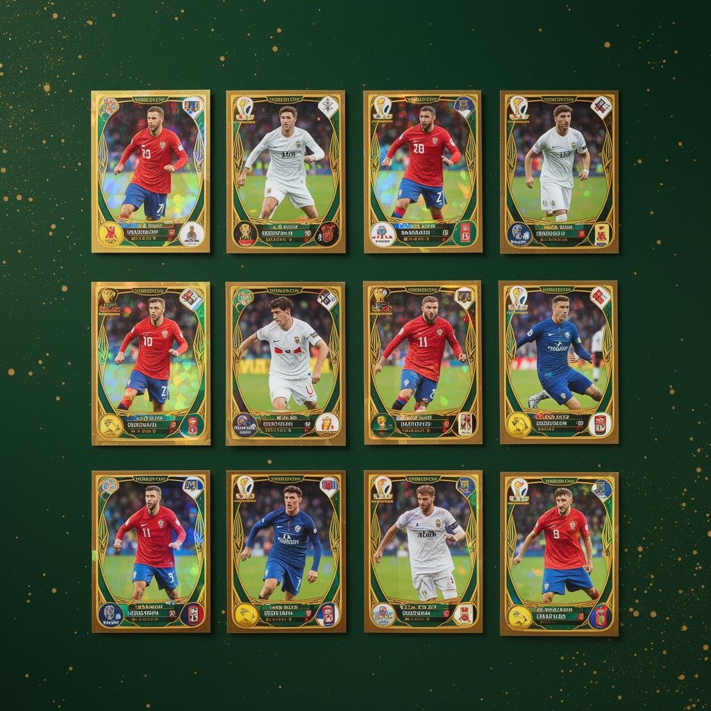 As 10 figurinhas exclusivas do kit